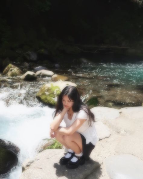 clear waters - - - - - - - #waterfall #river #nature #japan #japantravels #shimoda #shizuoka #aesthetic #poseideas #scenicviews #photography #outfitideas #minimaloutfit Nature Japan, Japanese Tea Garden, Shizuoka, Minimal Outfit, Selfie Poses, Scenic Views, Nature Travel, Clear Water, Japan