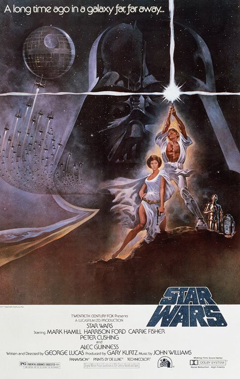 Star Wars: A New Hope poster Alec Guinness, Filmy Vintage, Film Vintage, Star Wars Episode Iv, Iconic Movie Posters, Star Wars 1977, Best Movie Posters, Movies Worth Watching, Classic Movie Posters