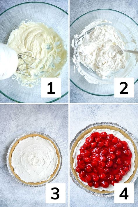 Pies With Cream Cheese And Cool Whip, Cream Cheese Pie Filling Recipe, Cream Cheese Pie Filling No Bake, Easy Cream Cheese Pie No Bake, Cheese Cake Recipes Made With Cream Cheese And Cool Whip, No Bake Cream Cheese Pie Cool Whip, Cool Whip Cream Cheese Pie, Cream Cheese Cool Whip Pie, No Bake Cream Cheese Filling