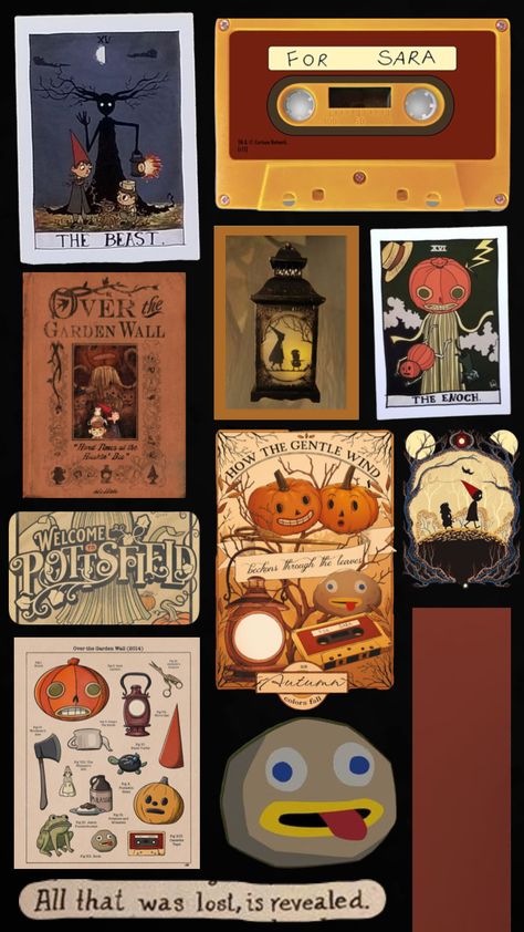 Wirt X Sara, Over The Garden Wall Show, Otgw Wallpaper, Greg Otgw, Wallpaper Over The Garden Wall, Over The Garden Wall Aesthetic, Over The Garden Wall Wallpaper, Clear Phone Case Design, Favorite Show