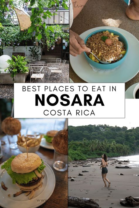 18 Must-Eat Restaurants in Nosara, Costa Rica. Find the best places to eat in Nosara Costa Rica with this guide. From fine dining with heavenly views to the best coffee shacks. nosara costa rica | nosara costa rica restaurants, nosara costa rica things to do | nosara beach costa rica | nosara costa rica aesthetic Costa Rica Restaurants, Costa Rica Aesthetic, Rica Aesthetic, Nosara Costa Rica, Costa Rica Travel Guide, Nosara, Vegetarian Menu, Unique Restaurants, Artisan Food