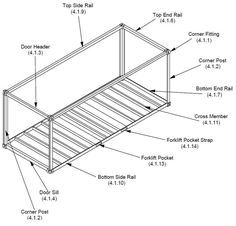 Shipping Container Design, Structural Drawing, Container Office, Container Buildings, Cargo Container, Container Architecture, Building A Container Home, Architecture Model Making, Container House Plans