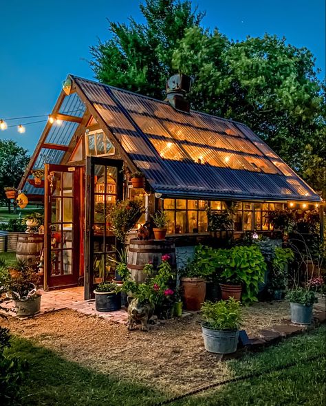 Greenhouse With Old Windows, Old Windows