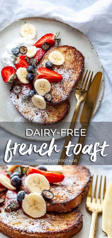 French Toast Plating Ideas, French Toast Plating, Plated Breakfast, Dairy Free French Toast, Food Composition, Healthy Make Ahead Breakfast, Composition Ideas, Bread Soft, Homemade Oatmeal