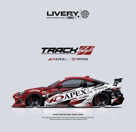 Drift Livery, Car Liveries, Car Livery, Mitsubishi 3000gt, Hot Wheels Cars Toys, Car Ramps, Graphics Design Ideas, Racing Car Design, Car Wrap Design