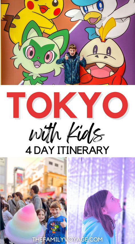 Don't miss the best things to do in Tokyo with kids! This Tokyo itinerary for 4 days will show you the best of the city through a kid-friendly lens. | what to do in Tokyo with kids | Tokyo family trip | Japan family trip | Tokyo what to do | Tokyo things to do | Japan what to do | Japan things to do