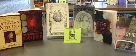 If you enjoyed The Adoration of Jenna Fox, try more stories about science, morality, and identity. ON DISPLAY: The Astonishing Life of Octavian Nothing (F And), The House of the Scorpion (F Far), Wicked (F Mag), Starters (F Pri), The Lying Game (F She), Uglies (F Wes) House Of The Scorpion, Jenna Fox, Lying Game, The Lying Game, About Science, Book Pins, Reading Book, Summer Reading, On Display