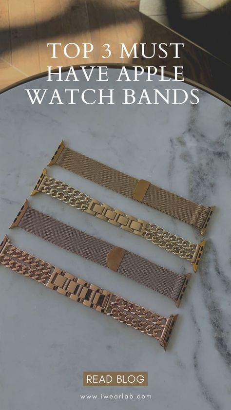 Apple Watch Band Aesthetics for women and men. Discover our selection of fashionable Apple Watch bands. More than 50 various iwatch bands to choose from. Free Shipping* Shop now on www.iwearlab.com Many More To Come, More To Come, Apple Watch Band, Apple Watch Bands, Watch Band, Watch Bands, Apple Watch, Band