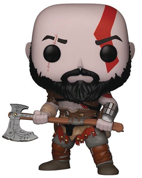 POP GOD OF WAR KRATOS VINYL FIGURE Kratos Action Figure, Vinyl Figures Toys, Pokemon Merchandise, Marvel Logo, Pop Vinyl Figures, Disney Crossovers, Pop Games, Bd Comics, Batman Vs Superman