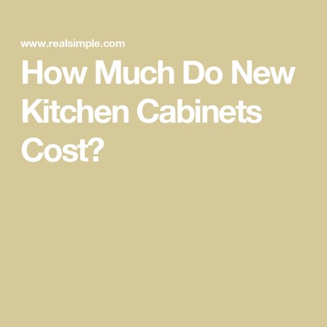 How Much Do New Kitchen Cabinets Cost? New Cabinet Doors, Cost Of Kitchen Cabinets, Flat Panel Doors, Semi Custom Cabinets, Shaker Style Cabinets, Stock Cabinets, New Kitchen Cabinets, Custom Kitchen Cabinets, Types Of Cabinets