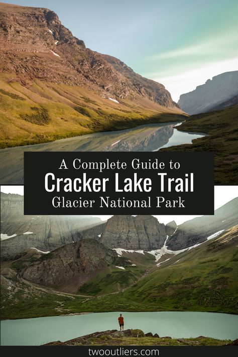 Cracker Lake is reached by a moderate, 12 mile out-and-back trail that begins in the Many Glacier section of the park. The hike features an unbelievably beautiful alpine lake surrounded by towering, purple cliffs of solid granite. #crackerlake #crackerlaketrail #glaciernationalpark #glacierhikes #crackerlakeglacier #montanahikes #montana Montana Hiking, Many Glacier, Wyoming Travel, Alpine Lake, Glacier National, Backpacking Travel, Glacier National Park, Hiking Trails, Wyoming