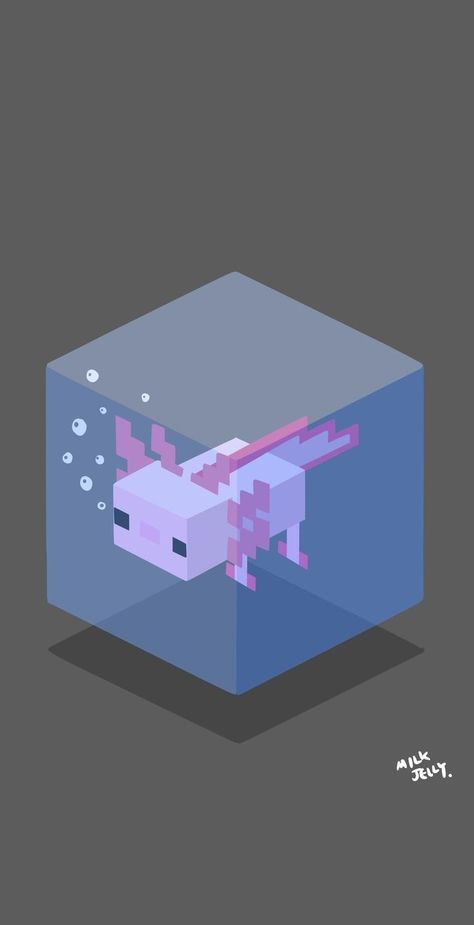 I just make wallpaper out of my favorite pins so yeah. Axolotl Ideas Minecraft, Minecraft Axalotal, Cute Minecraft Axolotl, Minecraft Phone Wallpaper, Axolotl Home Minecraft, Minecraft Axolotl Wallpaper, Minecraft Sheep, Retro Games Wallpaper, Retro Games Room