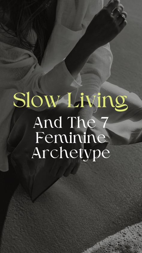 We all sense it at times—a longing to slow down, breathe, and reconnect with something deeper. But how often do we allow ourselves to soften and slow down the pace of our lives? Slow living is not just about doing less and stopping the constant hustle; it's about aligning with your true nature, honouring your rhythms, and allowing space for growth and reflection. Learn more in this blog post. #FeminineBusiness #FeminineEnergy Slowing Down Aesthetic, How To Slow Down, 7 Feminine Archetypes, Feminine Archetypes, Intentional Life, Slow Lifestyle, Slow Design, Wise Woman, Wise Women