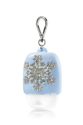 Blue Snowflake PocketBac Holder - Bath Iced Gems, Pocketbac Holder, Alcohol En Gel, Bath Supplies, Bath N Body Works, Sanitizer Holder, Halloween Acrylic Nails, Make Up Tools, Bath And Body Work