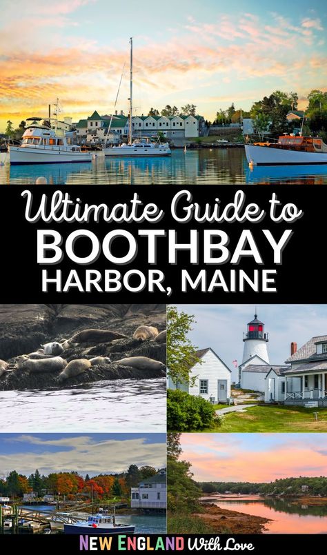 Places To Visit In Maine, Summer In Maine, Things To Do In Maine, Boothbay Maine, Boothbay Harbor Maine, Maine New England, Vacation Wishes, New England Road Trip, Boothbay Harbor