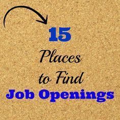 Although networking is a great way to learn about job openings, checking sites that list advertised openings is also very helpful. The following are 15 places to check for available positions during your job search. Indeed (This job search engine pulls job listings from across a variety of sites and publications.) Monster.com (The bigger the city that … Find Job, Career Search, Job Info, Job Help, Job Seeking, Job Interview Questions, Job Search Tips, Job Interview Tips, Job Career