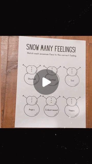 January Counseling Activities, Sel Activities For Middle School Free, Winter Counseling Activities For Kids, Winter Counseling Activities, Social Emotional Snow Activities, Quick Sel Activities, Feelings Activities, Tpt Seller, School Psychologist