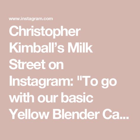 Christopher Kimball’s Milk Street on Instagram: "To go with our basic Yellow Blender Cake, we created 1-2-3 frosting: a frosting recipe with a formula that’s so easy to remember that you’ll never need the recipe again. It’s the kind of recipe that Julia Child used to make off the top of her head, a customizable template for lots of flavorings. And we think it’s genuinely better than a buttercream, which can taste like a cloyingly sweet stick of butter, with noticeable sugar granules; our baking expert @sweetrosebakes ups the ratio of cream and beats it at the end, yielding a lighter, fluffier frosting. If you like, replace the vanilla extract with a tablespoon of grated lemon or orange zest, or try our chocolate variation. Get the recipe for 1-2-3 Vanilla Frosting via the link in our prof 1 2 3 Vanilla Frosting Milk Street, 1 2 3 Vanilla Frosting, Yellow Blender Cake Milk Street, Blender Cake, Frosting Ideas, Fluffy Frosting, Recipe For 1, Milk Street, Frosting Recipe