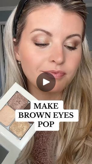 29K views · 1.4K reactions | I love brown eyes and they really POP when you wear golden and brown eyeshadows! You can grab these eyeshadows in my bye-oh under “order makeup” 💗 #seint #browneyedgirl #browneyes #eyeshadowforbrowneyes #seintbeauty #seintartist #seintmakeup #easymakeup #seintofficial #makeup #creammakeup #makeupartist #beauty #mommakeup  #iiidfoundation #highlightandcontour #momlife  #makeupover #makeuptutorial #simplemakeup #hac #quickmakeup #contour #over #mua #minutemakeup  #makeovermonday #onecompactmakeup #makeuplooks | Chelsea Bare | Van Morrison · Brown Eyed Girl Eyeshadow Brown Eyes, Brown Eyed Girl, Golden Makeup, Makeup For Moms, Eyeshadow For Brown Eyes, Eye D, Van Morrison, Quick Makeup, Brown Eyed Girls