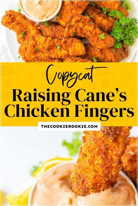 Raising Canes Chicken Finger Sauce, Canes Sauce Recipe Chicken Fingers, Chicken Strip Breading Recipe, Cane’s Chicken Tenders Recipe, Copycat Canes Chicken, Chicken Strip Batter Recipe, Raising Canes Chicken Recipe Air Fryer, Raising Canes Sauce Recipe Copycat Chicken Fingers, Chicken Tender Breading Recipes