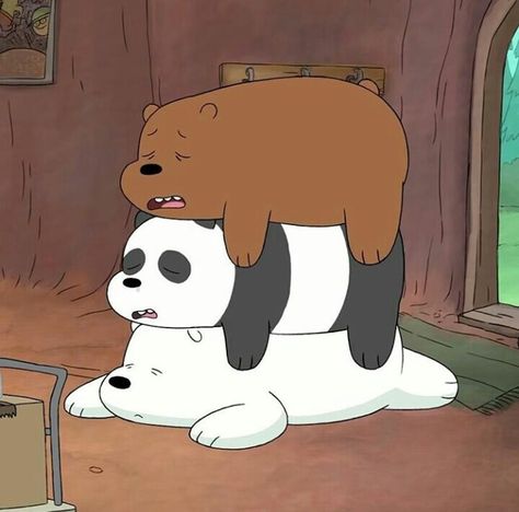 Aesthetic Panda, Beruang Grizzly, Hug Cartoon, Teach Dog Tricks, Panda Dog, Ice Bear We Bare Bears, Bear Bears, We Bare Bears Wallpapers, Ice Bears