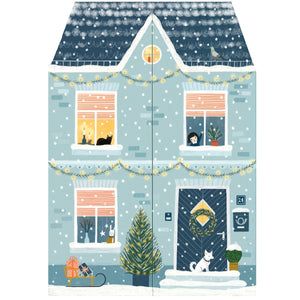 Jessica Hogarth, Traditional Advent Calendar, Unique Calendar, Advent Season, Home For Christmas, Christmas Advent Calendar, Victorian Christmas, Christmas Illustration, Christmas House