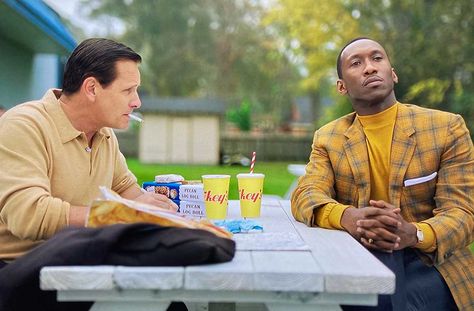 discussed on the podcast with costume designer Betsy Heimann Arrival Film, Mahershala Ali, Regina King, Golden Globe Winners, Green Book, Glenn Close, Viggo Mortensen, Owen Wilson, Septième Art