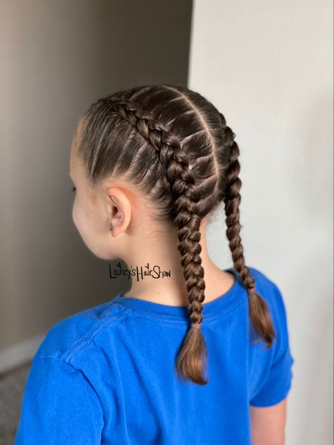 Netball Hairstyles, Competition Hairstyles, Paris Hairstyles, Cheer Hairstyles, French Braid Headband, Hair Dues, Hairstyle Braids, Boxer Braids, French Braid Hairstyles