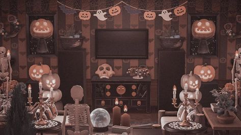 Spooky Living Room, Dream Address, Bug Images, Creepy Animals, Horror Themes, Animal Crossing Game, Animal Crossing Qr, Halloween Animals, Halloween Town