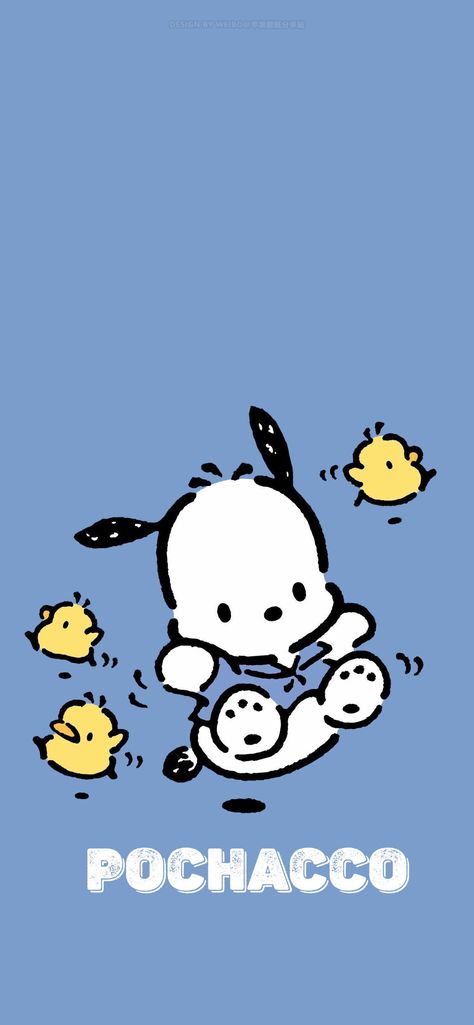 Pochacco Lockscreen, Wallpaper Sanrio, Baby Blue Wallpaper, Girly Wallpaper, Wallpaper Iphone Boho, Cute Wallpapers For Ipad, Cute Blue Wallpaper, Snoopy Wallpaper, Blue Anime