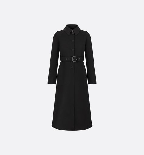 Dior Coat, Style Moodboard, Dior Dress, Coat With Belt, Christian Dior Fashion, Dior Beauty, Dior Fashion, Belt Black, Accessories For Women