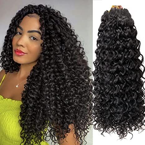 Water Wave Crochet Hair, Curly Crochet Hair, Water Wave Crochet, Box Braid Hair, Pop Hair, Wave Crochet, Different Curls, Bohemian Crochet, Curly Crochet Hair Styles