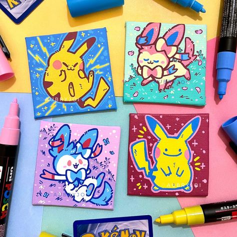 Pokemon Acrylic Painting, Acrylic Markers Ideas, Acrylic Paint Pen Art, Posca Pens Art Ideas, Acrylic Marker Art Ideas, Acrylic Marker Art, Posca Art Doodle, Posca Marker Art, Posca Pens Art