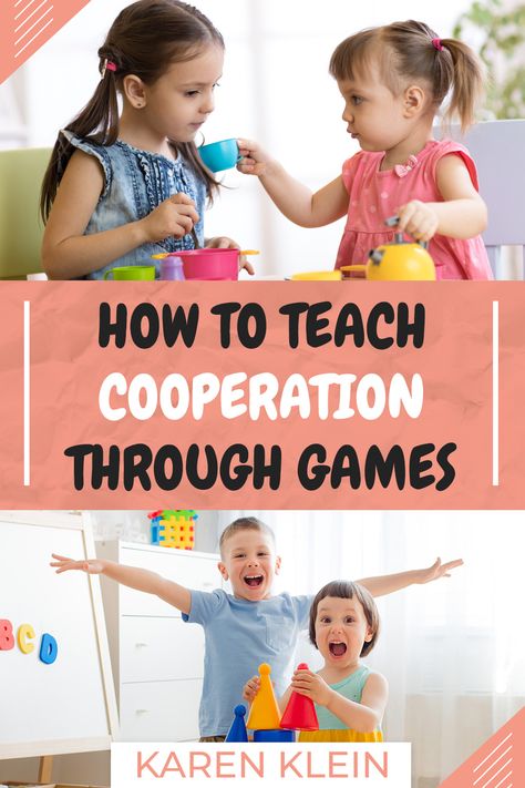 Article about the importance of cooperative play as well as best recommended gifts and games how to encourage cooperation. #cooperativeplay Cooperative Play Activities For Kids, Cooperation Activities For Kids, Cooperation Activities, Stages Of Play, Mutual Activities, Kids Awards, Cooperative Games, Mommy Tips, Educational Games For Kids