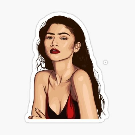 Zendaya Stickers, Celebrity Stickers, History Display, Fun Drawings, Women's History, Wallpaper Stickers, Aesthetic Stickers, Women In History, Stickers Packs