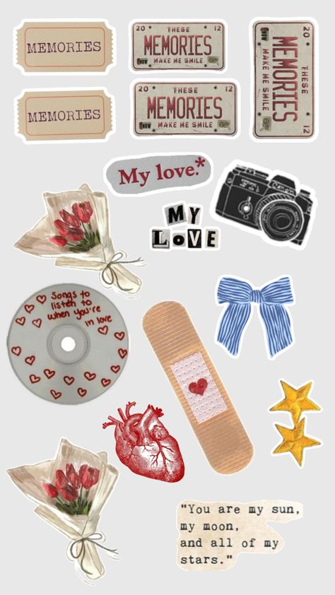 Journal Printables Stickers Aesthetic Couple, Couple Journal Stickers, Lyrics Stickers Printable, Couple Stickers Printable, Couple Stickers For Scrapbook, Aesthetic Love Stickers, Love Stickers Aesthetic, Romance Stickers, Couple Scrapbook