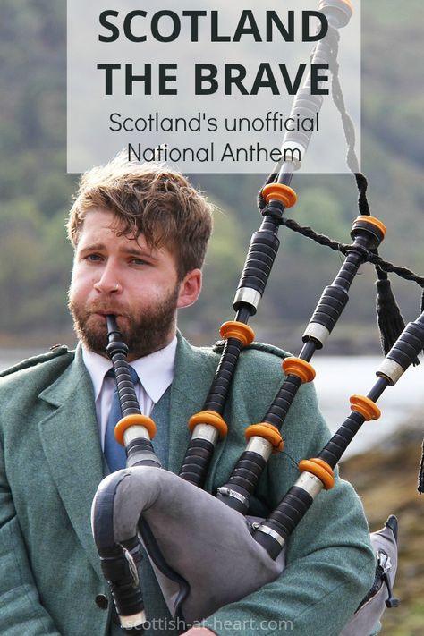 Scotland The Brave, Clan Stewart, Scottish Bands, Scottish Symbols, Bagpipe Music, Scotland Culture, Irish Wedding Traditions, Scottish Bagpipes, Scottish Dress