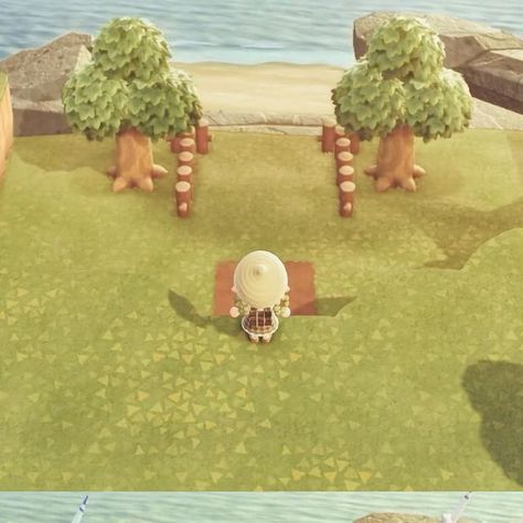 @boiscrossing on Instagram: "an orchard by the secret beach 🍐🧺" Acnh Secret Beach Entrance, Acnh Secret Beach, Secret Beach, June 21, Animal Crossing, The Secret, Entrance, Animals, On Instagram