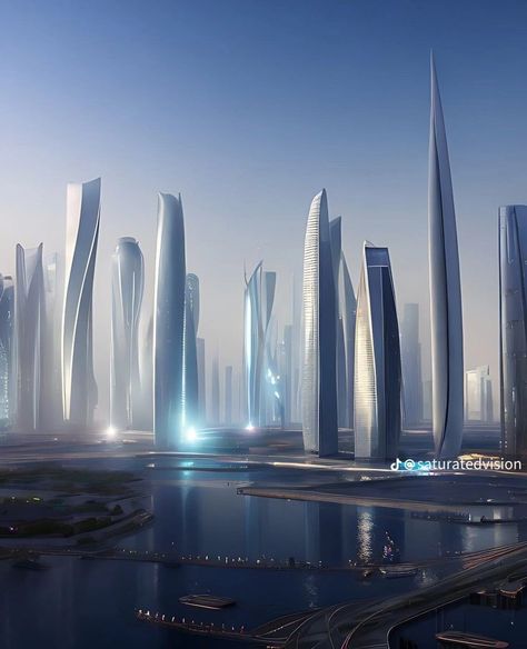 Sci Fi Utopian City, White Futuristic City, Antarctica Civilization, Futuristic Skyscraper, Futuristic Architecture Future City, Futuristic City Utopia, Scifi City, Building Front Designs, Future Buildings