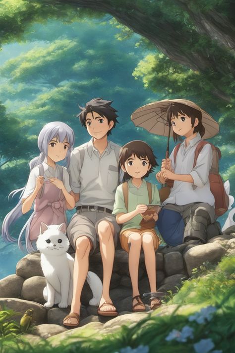 Happy and peaceful days... #anime #family #ai #art #aiart #aigenerated #aiartwork #aidesign #digitalart #digitalpainting Anime Family Portrait, Rich Family, Anime Family, Family Portrait, Family Time, Family Portraits, Digital Painting, Family Photos, Digital Art