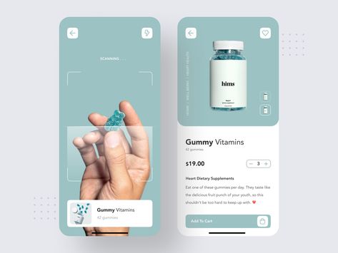 Medicine Scan App by Muhammad Fatih Takey for Maayo Studio on Dribbble App Design Process, Creative Agency Website, Scan App, Startup Design, Ui Design Mobile, Ui Ux 디자인, Scanner App, Desain Ui, Mobile App Design Inspiration