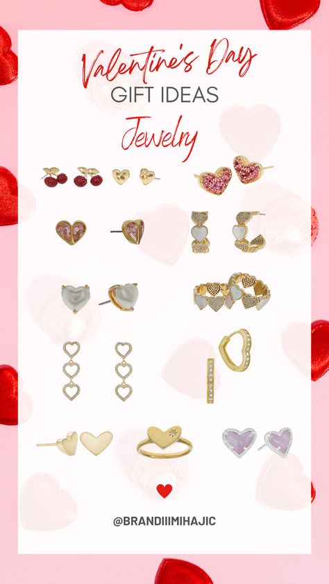 valentines day, valentines day outfit, valentines outfit, heart shape jewelry, gold jewelry, silver jewelry, heart earrings, heart ring, heart jewelry, valentines gifts, girls valentines, gifts for her, gifts for mom, gifts for grandma, gifts for daughter, gifts for girls Follow my shop @brandiiimihajic on the @shop.LTK app to shop this post and get my exclusive app-only content! #liketkit #LTKGiftGuide #LTKFind #LTKSeasonal @shop.ltk https://liketk.it/3ZsTt Valentine’s Day Jewelry, Girls Valentines Gifts, Valentines Presents For Him, Vday Shoot, Heart Shape Jewelry, Valentines Party Food, Valentines Day Jewelry, Valentines Accessories, Friend Valentine Gifts