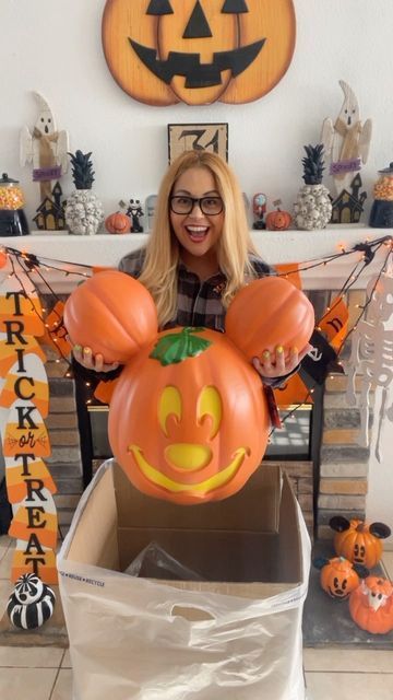 Marcela on Instagram: "The Big One! 🎃 Special thanks to my buddies who made it possible for me to have the Big Mickey Pumpkin! 🥹🥹🥹 @disneyland @disneyparks @shopdisney @shopdisneyparks #disneyland #disney #disneyadult #mickeypumpkin #disneyhalloween #thebigone #bigmickeypumpkin #halloween #halloween2022 #disneyparks #happiestplaceonearth #sidphillips" Costco Halloween, 2024 Manifestation, Mickey Pumpkin, The Big One, Happiest Place On Earth, My Buddy, Disney Halloween, Special Thanks, Disney Parks