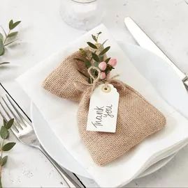 Wedding Decor | DIY Wedding | Hobbycraft Diy Wedding Favours, Wedding Favours For Guests, Burlap Favor Bags, Wedding Favour Ideas, Sugared Almonds, Personalized Wedding Stickers, Wedding Favours Luxury, Favour Ideas, Indian Wedding Favors