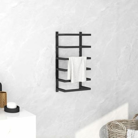 Due to courier restrictions, can only offer shipping for the UK Mainland and (Northern) Ireland. the Channel Islands, Hebrides, Northern Isles, Isle of Man and the Upper Highlands are therefore excluded from delivery. Thanks.   This towel rack makes a practical as well as decorative addition to your bathroom. The towel holder is made of sturdy steel which makes it stable and . The wall rack provides ample space for placing towels to help keep your bathroom clutter free. Colour: Black Material: Steel : 24 x 12 x 48 (W x D x H) Assembly required: Yes nbsp;cannot ship to： Guernsey, Outer Hebrides, Isle of Man,Jersey,Kirkwall,Shetland islands. Toallero Ideas, Bathroom Clutter, Towel Racks & Holders, Bathroom Towel Storage, Bath Towel Holder, Towel Organization, Towel Stand, Wall Rack, Bathroom Storage Organization