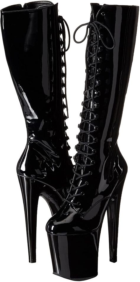 Pleaser Boots, High Platform Shoes, Boots Long, Pleaser Shoes, Classic Boots, Girls Boots, High Heel Boots, Platform Shoes, Long Length