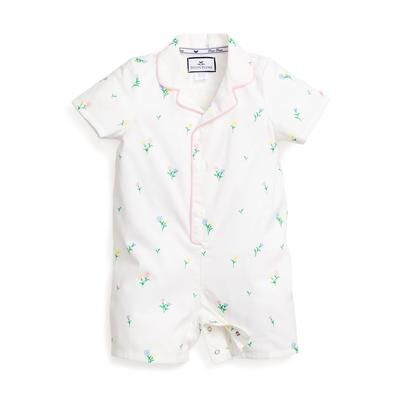 Our infants collection is made with the highest quality cotton.  Your little one will be tucked in love and off to dreamland. Bonne nuit, ma petite plume. Girl Pajamas, Tulip Print, Girls Outfits, Baby & Toddler Clothing, Summer Kids, Baby Romper, Toddler Outfits, Night Gown, Little One