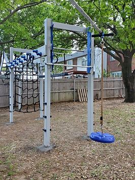 Ninja Course Gallery | Ideas for your Backaryd Ninja Gym Outdoor Ninja Course, Ninja Obstacle Course, Ninja Course, Ninja Warrior Course, Obstacle Courses, Gymnastics Gym, American Ninja Warrior, Gallery Ideas, Outdoor Gym