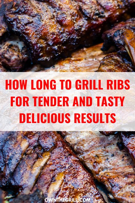 As it turns out, cooking ribs on the grill is a perfectly viable and easy way to get the job done as long as you know what to do and how long to grill ribs. #howtogrillribs #ribrecipe #grilling #grillingtips #grillingribs Rib On Grill Recipe, Grilled Spare Ribs On Gas Grill, Ribs On Charcoal Grill How To Cook, Bbq Back Ribs On The Grill, How To Grill Ribs On Charcoal Grill, Tender Ribs On The Grill, Pork Back Ribs Grill, Grilled Pork Ribs Charcoal, Best Grilled Ribs