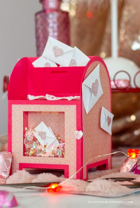 FREE Valentine Mailbox Treat Holder - Valentine's Day Cut Files. Box, craft, Cricut, cut file, die cut, DIY, free, free SVG, freebie, gift box, heart, hearts, holiday, holidays, mail, mailbox, post, silhouette, svg, Treat Box, treat boxes, treat container, Treat Holder, valentine, Valentine Mailbox Treat Holders, Valentine’s Day Mailbox, Valentines Day. Card Mailbox, Craft Cricut, Valentine Mailbox, File Template, Treat Holders, Free Valentine, Treat Holder, Small Letters, Cricut Craft Room